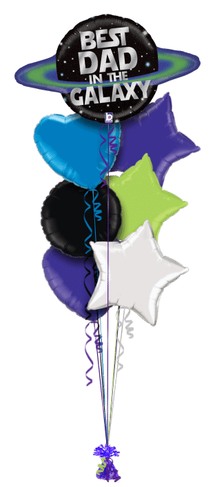 Best Dad in the Galaxy Balloon
