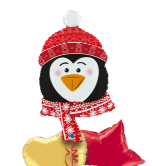 Winter Penguin Balloon