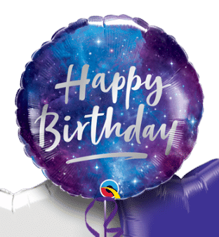 Birthday Galaxy Balloon