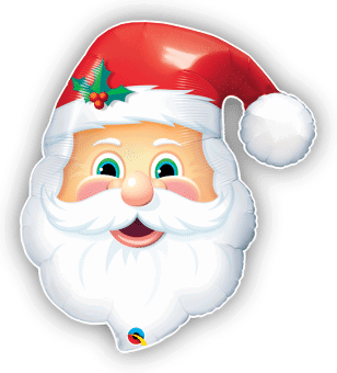 Jolly Santa Head