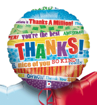 Thanks Messages Balloon