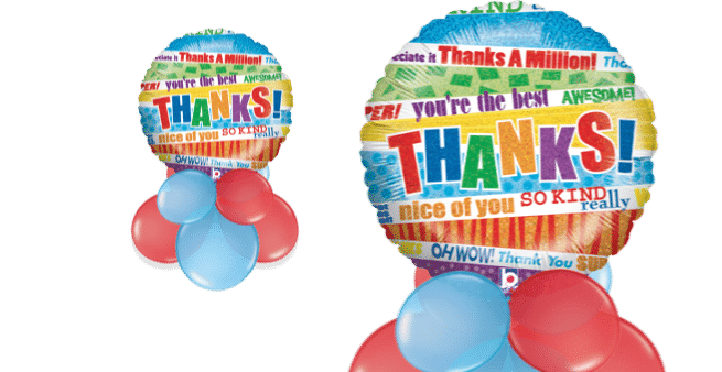 Thanks Messages Balloon
