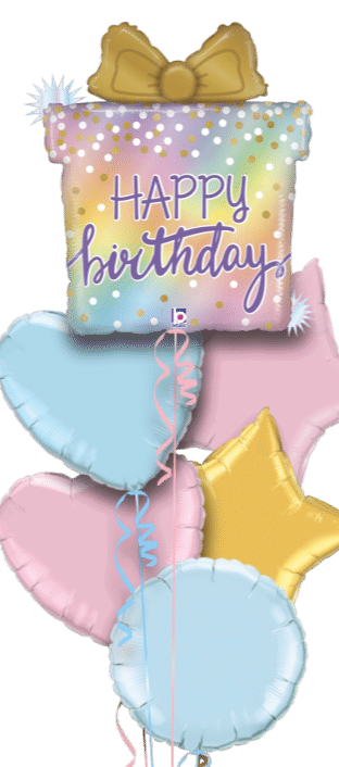 Opal Birthday Present Balloon