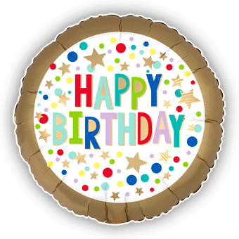Gold Happy Birthday