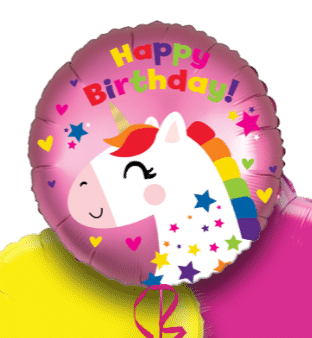 Unicorn Birthday Balloon