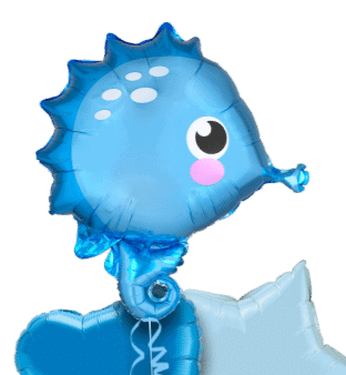 Cute Seahorse Balloon