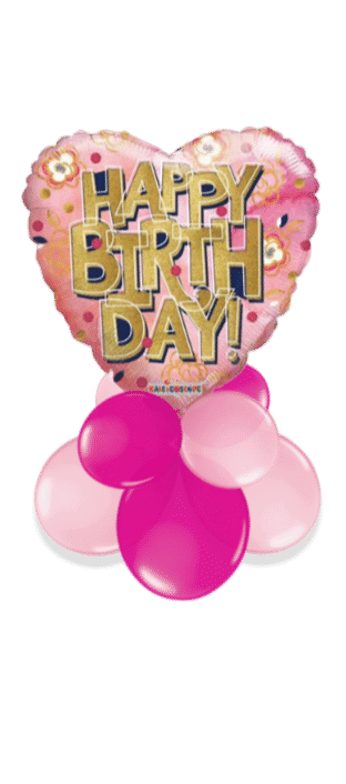 Birthday Heart Balloon