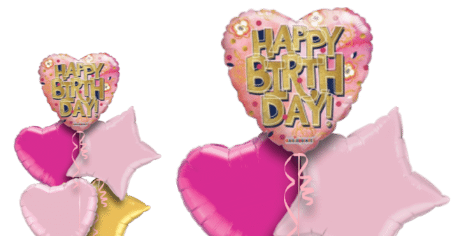 Birthday Heart Balloon