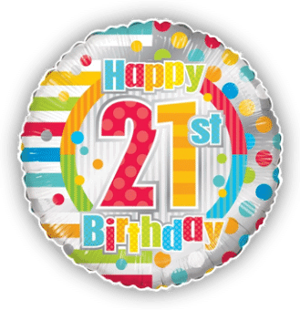 Colourful 21st Birthday