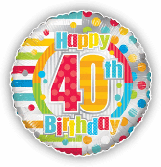 Colourful 40th Birthday