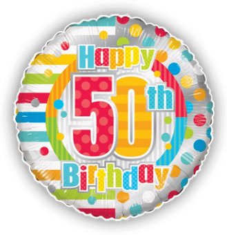 Colourful 50th Birthday