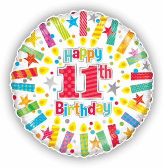 Colourful 11th Birthday
