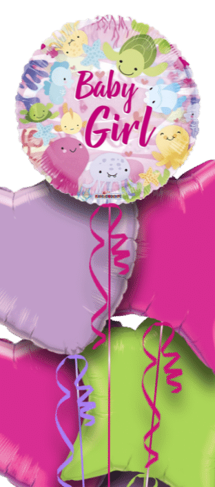 Under The Sea Baby Girl Balloon
