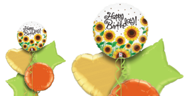 Birthday Sunflowers Balloon