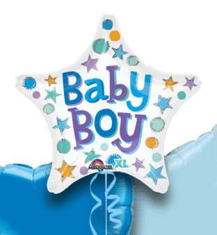 Baby Boy Star Balloon