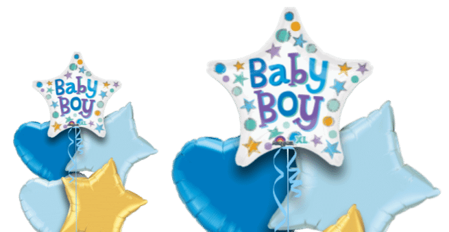 Baby Boy Star Balloon