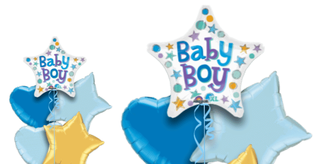 Baby Boy Star Balloon