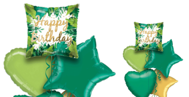 Happy Birthday Foliage Balloon