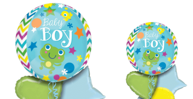 Sweet Baby Boy Orbz Balloon