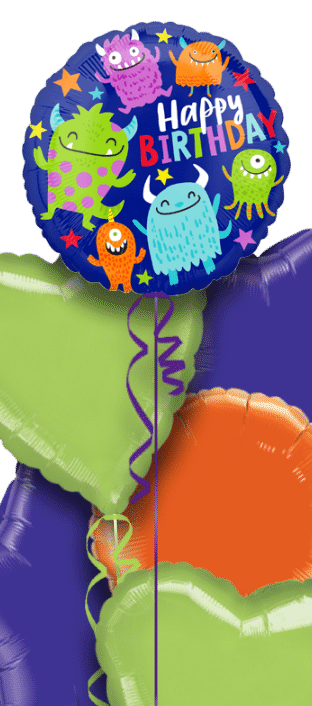 Happy Birthday Little Monster Balloon