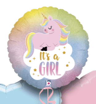 Its a Girl Unicorn Balloon