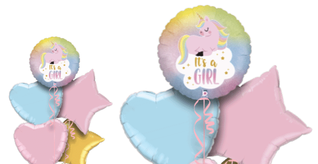 Its a Girl Unicorn Balloon
