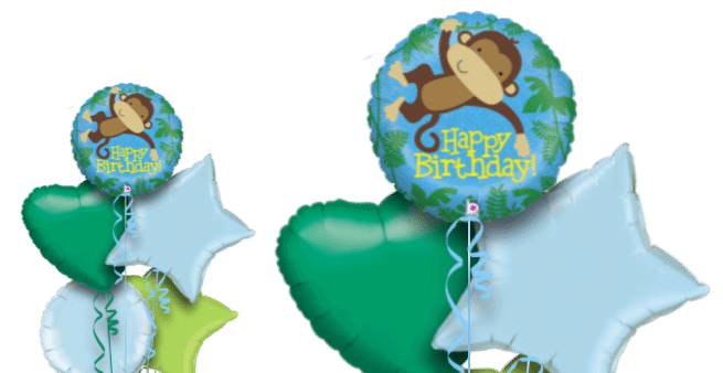 Birthday Monkey Balloon