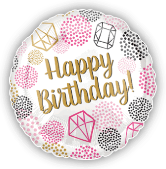 Birthday Dots and Diamonds