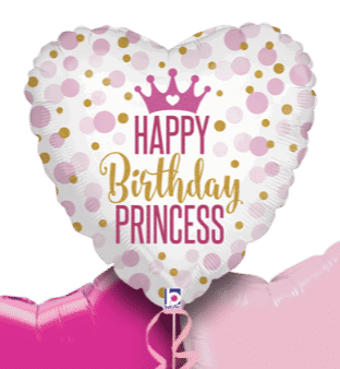 Happy Birthday Princess Dots Balloon
