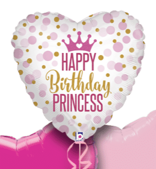 Happy Birthday Princess Dots Balloon
