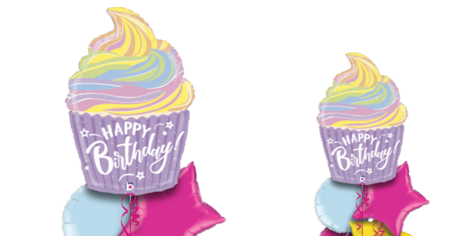 Birthday Giant Cup Cake Balloon