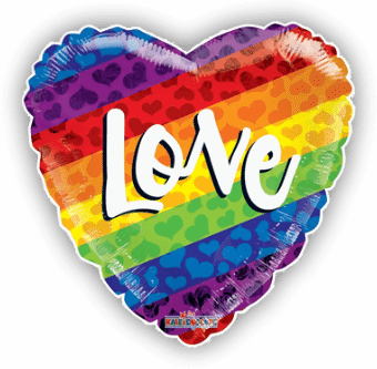 Rainbow Love Heart