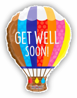 Get Well Hot Air Balloon