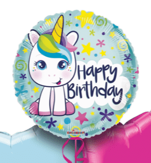 Birthday Unicorn Balloon