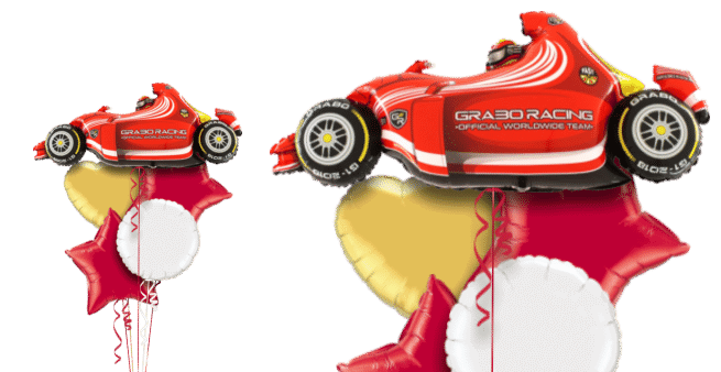 Red Racing Car Balloon