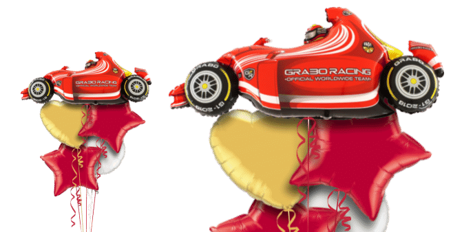 Red Racing Car Balloon