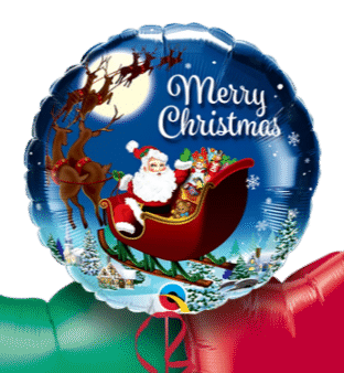Christmas St Nick Balloon