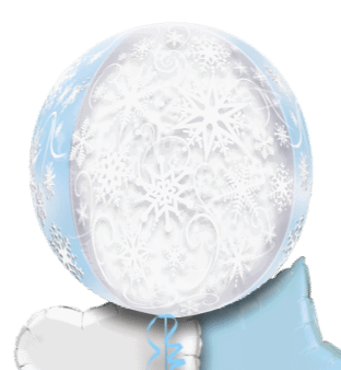 Snowflake Orbz Balloon