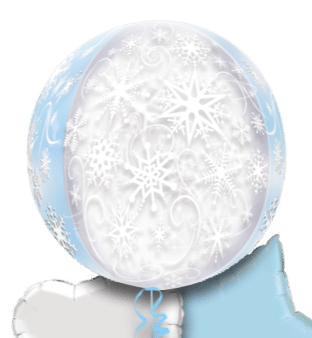 Snowflake Orbz Balloon