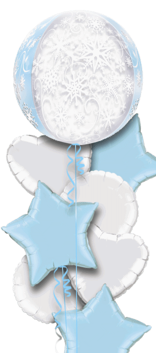 Snowflake Orbz Balloon