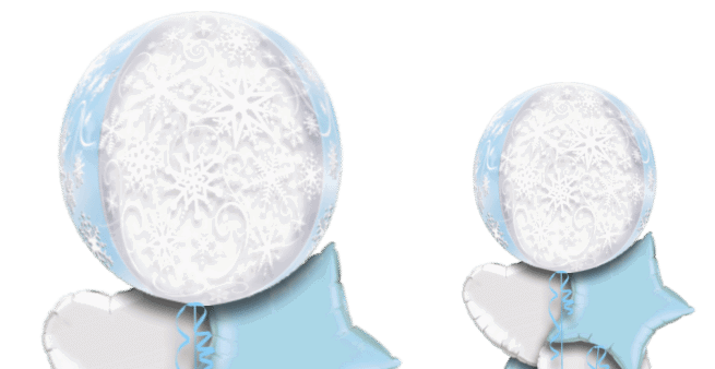 Snowflake Orbz Balloon