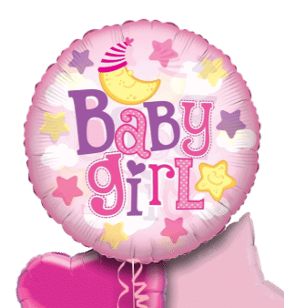 Jumbo Baby Girl Balloon