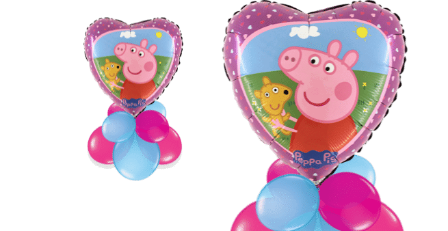 Peppa Pig Heart Balloon