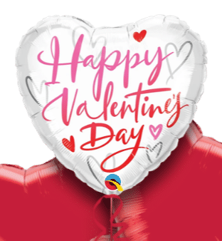 Happy Valentines Day Heart Balloon