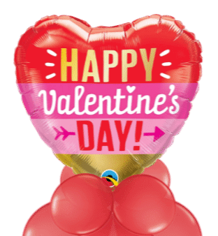 Valentines Heart and Arrow Balloon