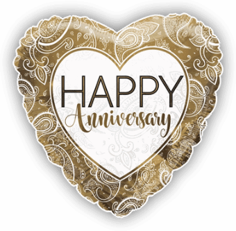 Golden Anniversary Heart