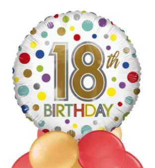 18th Birthday Spots Balloon