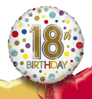 18th Birthday Spots Balloon