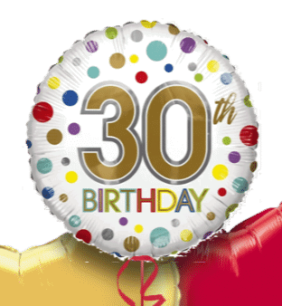 30th Birthday Spots Balloon