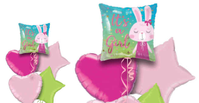 Girl Baby Bunny Balloon